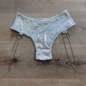 Glittery Cheeky Shorts